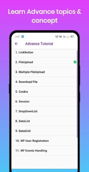 Learn ASP.NET  Screenshot