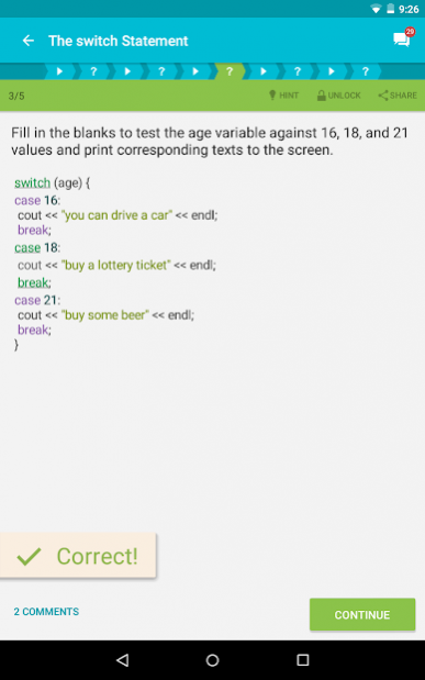 Learn C++ 2.8.2 Screenshot