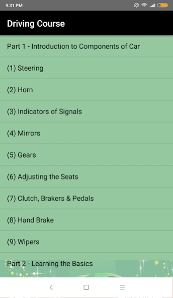 Learn Driving Course 2.4 Screenshot