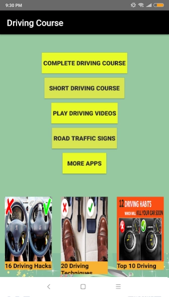Learn Driving Course 2.4 Screenshot