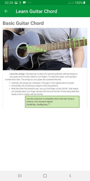 Learn Guitar Chords Beginners 20.0.3 Screenshot