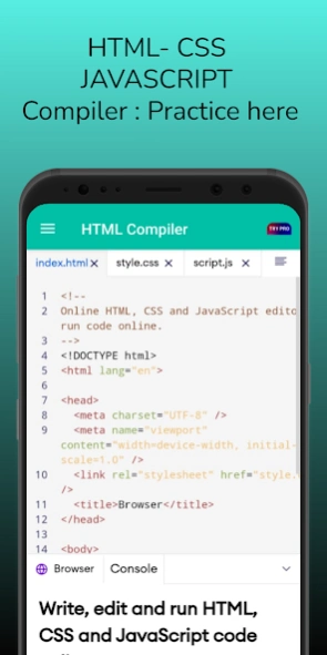 Learn HTML Tutorials: Coding  Screenshot