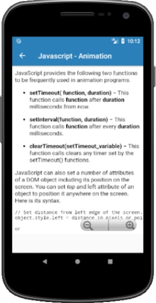 Learn JavaScript Offline 1.2.2 Screenshot