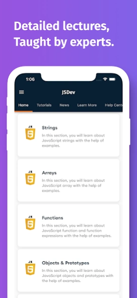 Learn JavaScript: Learn & Code 2.4.0 Screenshot