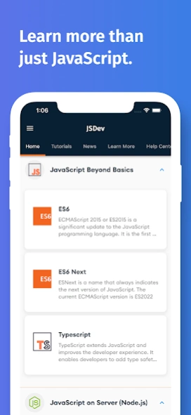 Learn JavaScript: Learn & Code 2.4.0 Screenshot