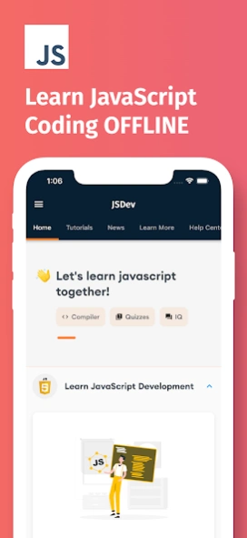 Learn JavaScript: Learn & Code 2.4.0 Screenshot