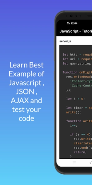 Learn JavaScript - Project bas  Screenshot