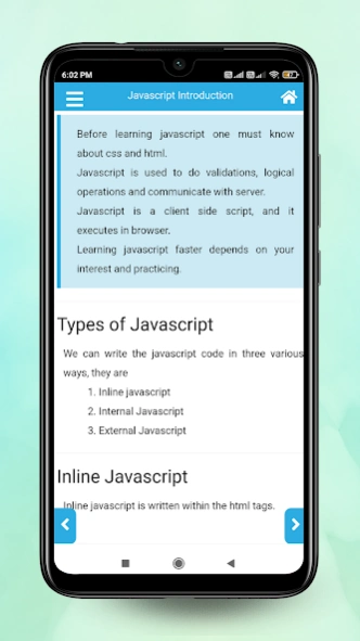 Learn JavaScript with examples  Screenshot