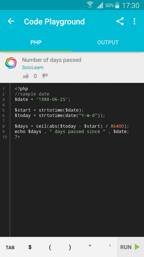 Learn PHP 4.7.1 Screenshot
