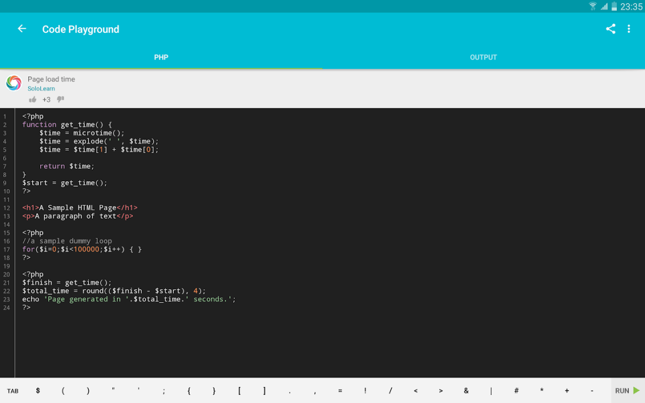 Learn PHP 4.7.1 Screenshot