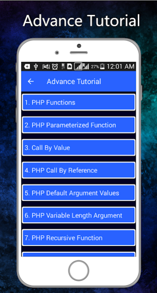 Learn PHP - Offline Tutorial 6.0 Screenshot