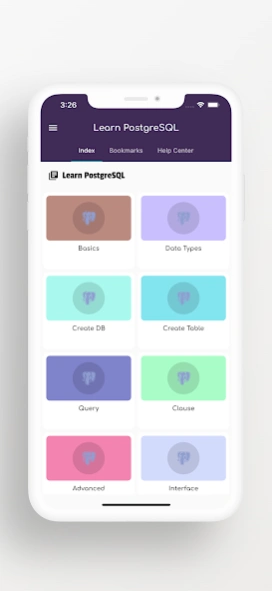 Learn PostgreSQL Offline 1.4.3 Screenshot