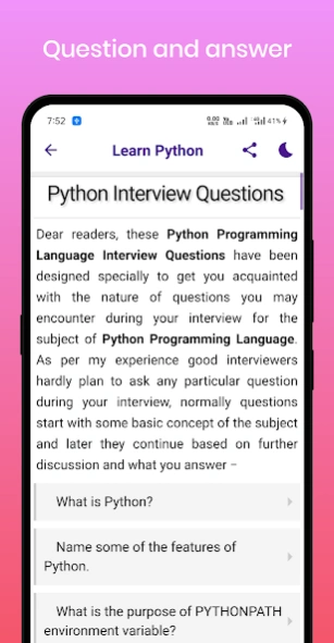 Learn Python And AI 6.0 Screenshot