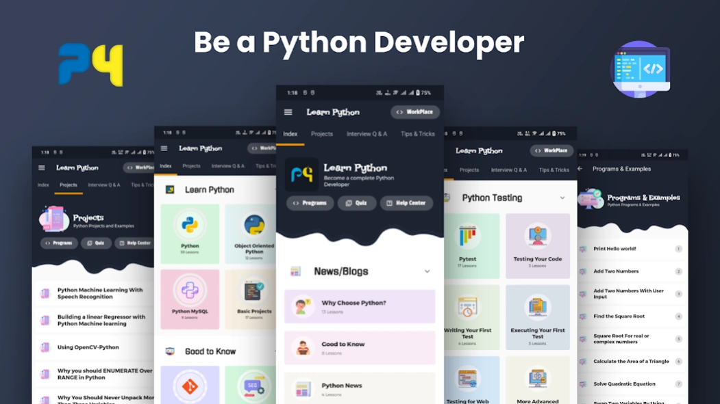 Learn Python Offline :PyBook 1.7.1 Screenshot