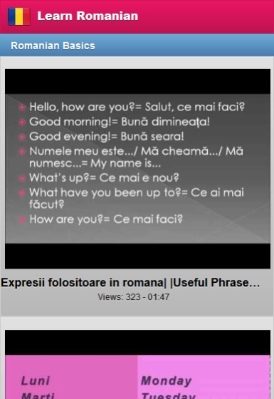 Learn Romanian Free 1.1.20 Screenshot