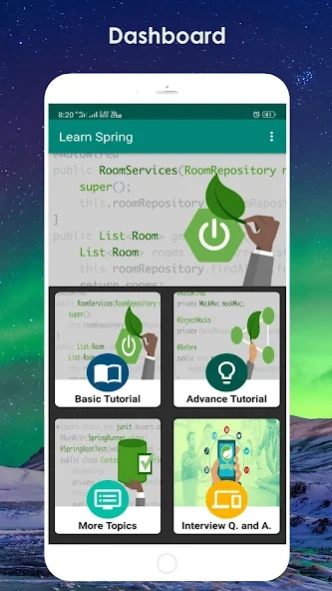 Learn Spring Framework - Java 8.1 Screenshot