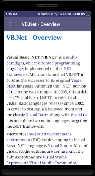 Learn VB.Net  Screenshot