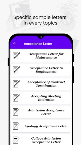 Letter Templates Offline 1.34 Screenshot