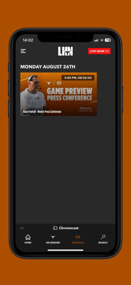 LHN (Longhorn Network) 12.0.0 Screenshot