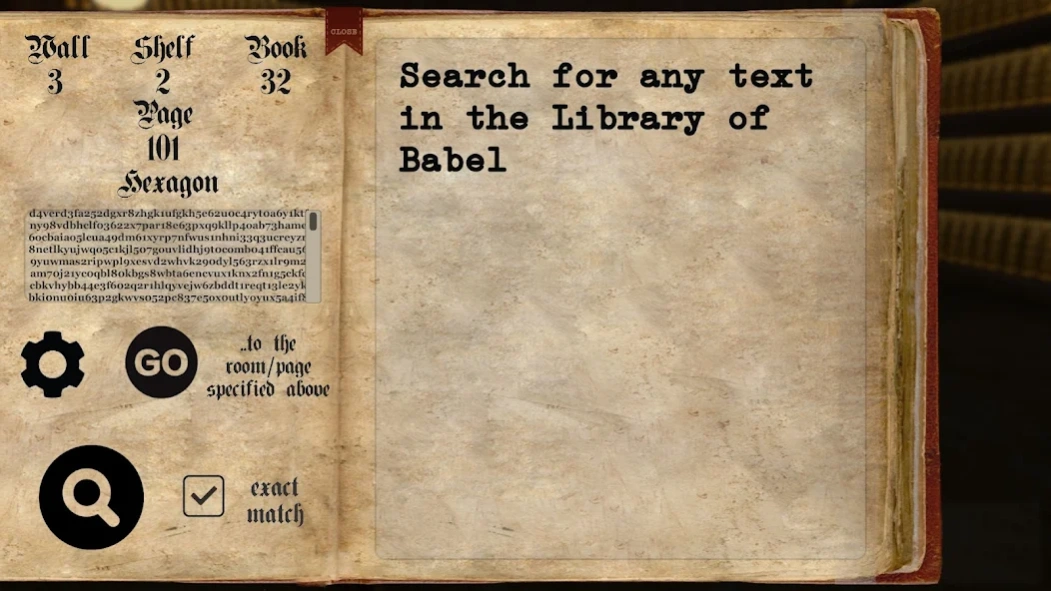 Library of Babel 3D 3.1.2 Screenshot