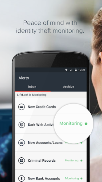 LifeLock: ID Theft Protection 3.23 Screenshot