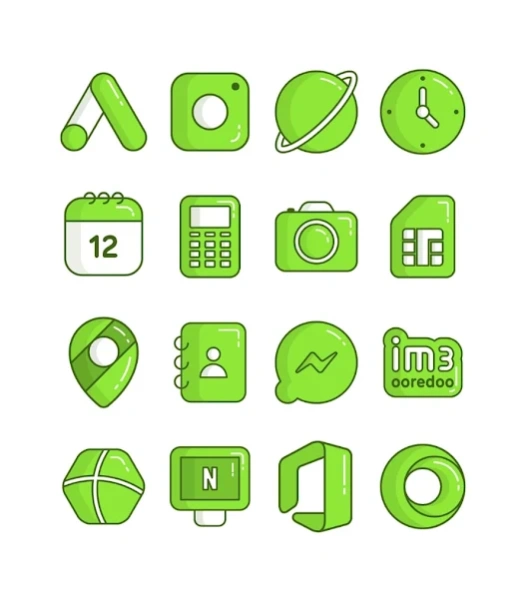 Lime - icon pack  Screenshot