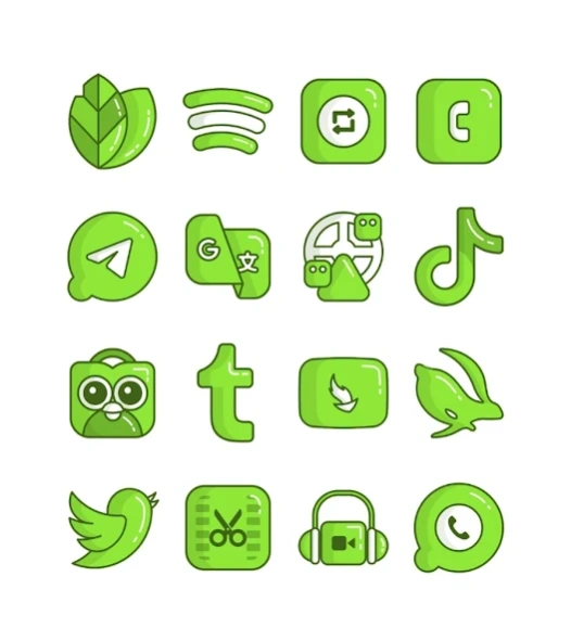 Lime - icon pack  Screenshot