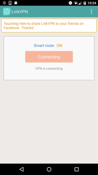 LinkVPN Unlimited VPN Proxy 1.3.2 Screenshot