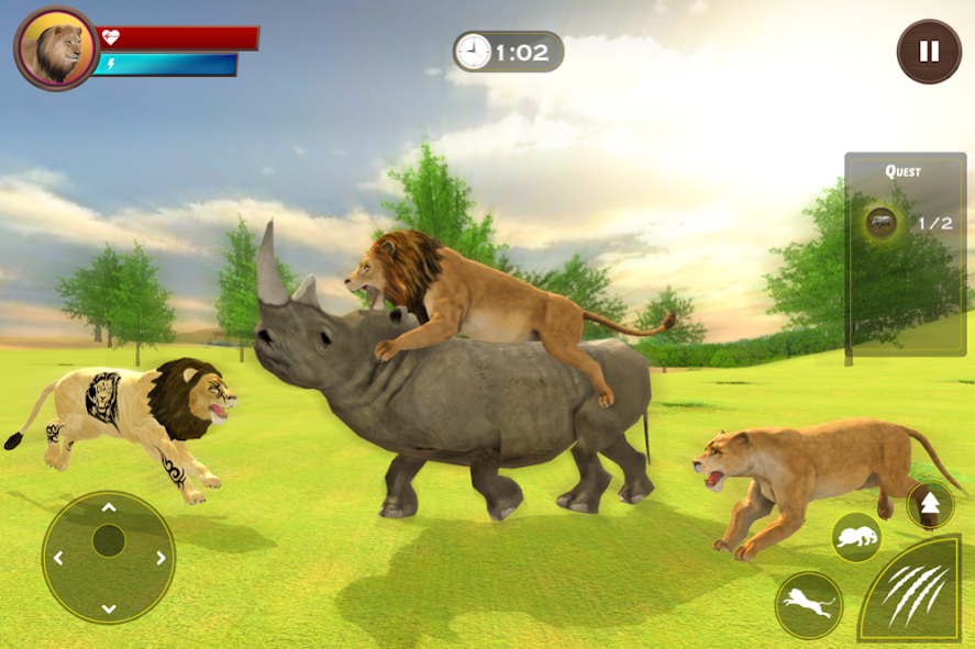 Lion Simulator: Jungle Family 1.1.402 Screenshot