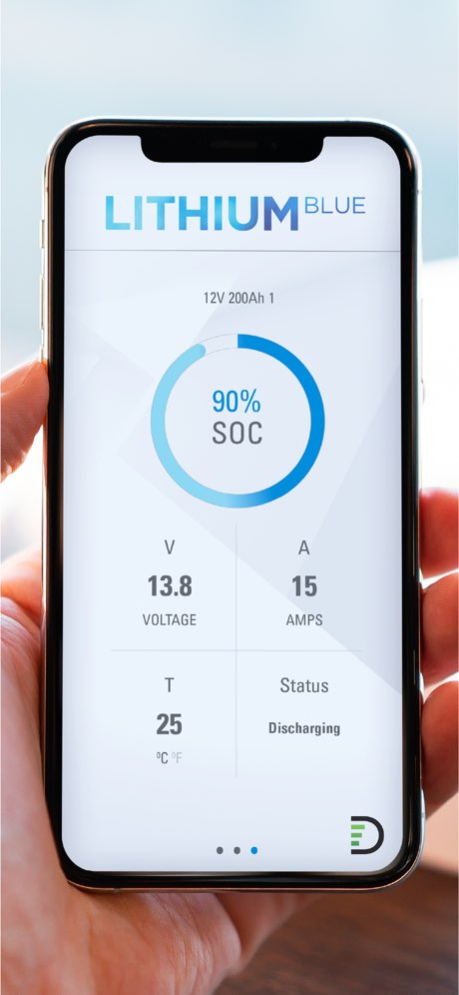 Lithium Blue Battery Monitor 1.0.4 Screenshot