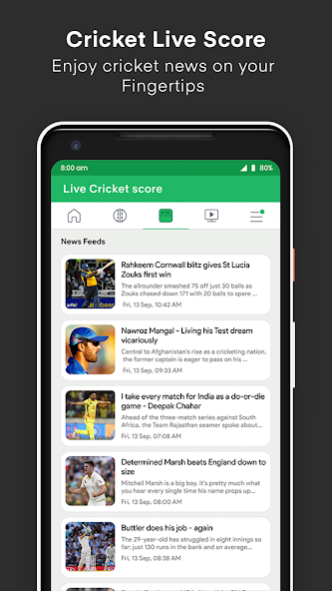 Live Cricket Score : Live Line 1.4.3 Screenshot