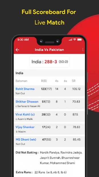 Live Cricket World Cup 2019 4.4 Screenshot