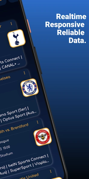 Live Football On TV ScoreStack 2.3.3 Screenshot