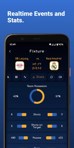 Live Football On TV ScoreStack 2.3.3 Screenshot