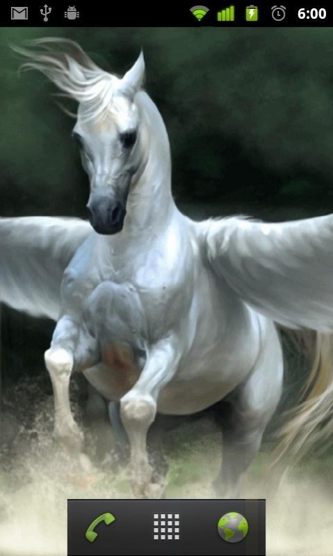 live pegasus wallpaper 6.00 Screenshot