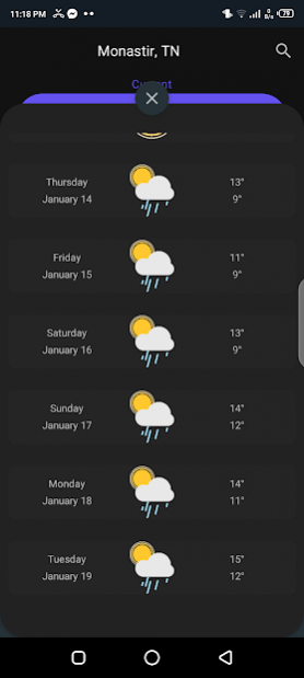 Live Weather 6.6.4 Screenshot