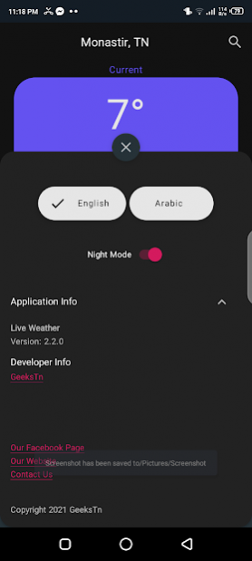 Live Weather 6.6.4 Screenshot