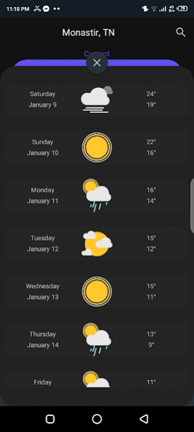 Live Weather 6.6.4 Screenshot