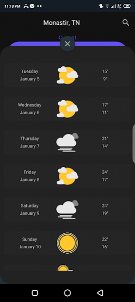 Live Weather 6.6.4 Screenshot