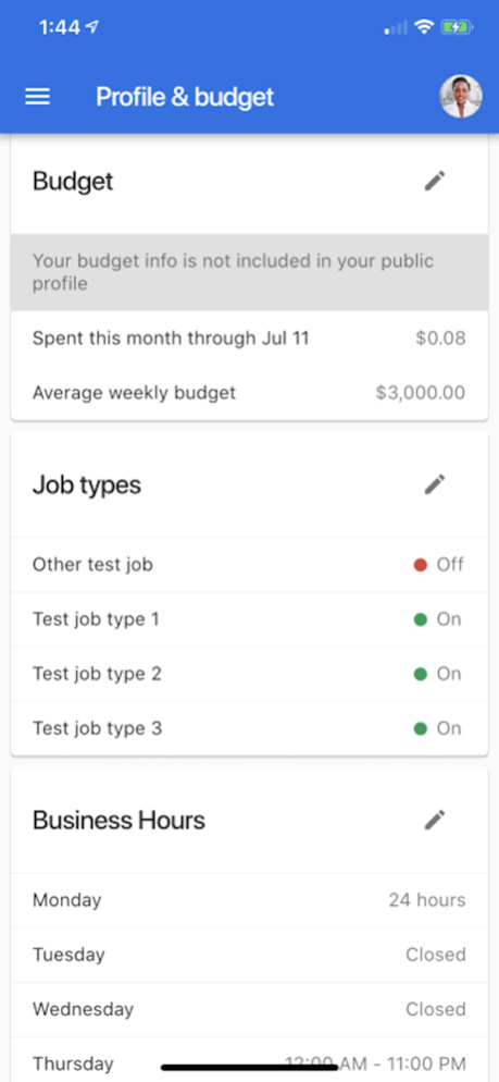 Local Services ads by Google 4.2.2 Screenshot