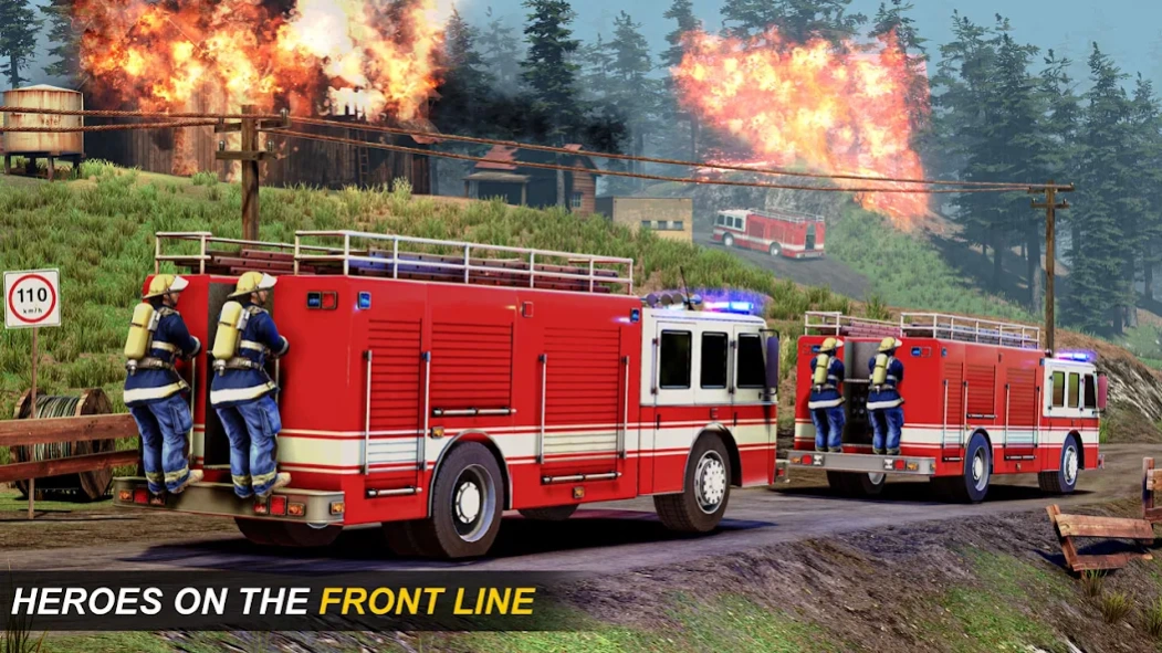 Fire Engine Truck Simulator 2.5 Screenshot