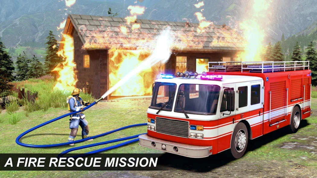 Fire Engine Truck Simulator 2.5 Screenshot
