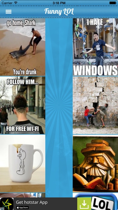 Lol Pics for WhatsApp, WeChat, Line, Kick Messenger, Kick, Telegram, GroupMe, hike 1.0 Screenshot