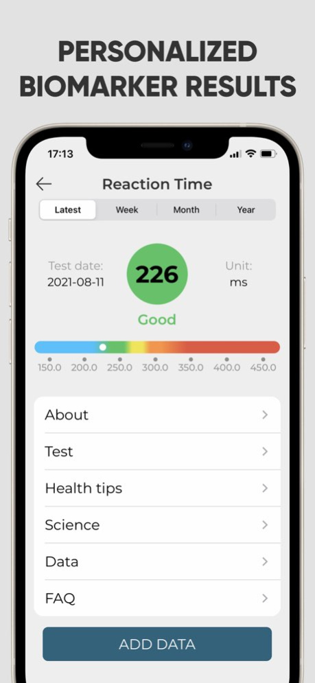 Longevity Biomarkers 1.3.0 Screenshot