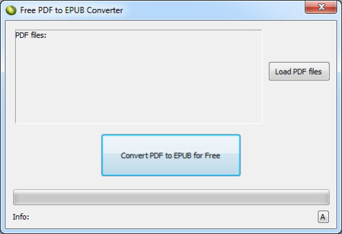 LotApps Free PDF to EPUB Converter 3.0 Screenshot