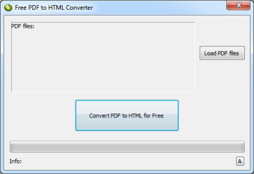 LotApps Free PDF to HTML Converter 3.0 Screenshot