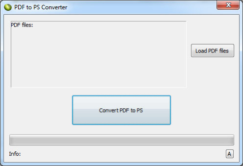 LotApps Free PDF to PS Converter 3.0 Screenshot