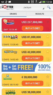Lottery Results Ã¢Â€Â“ theLotter 4.4.5 Screenshot