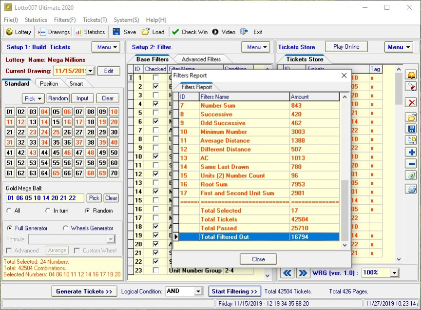 Lotto007 Ultimate 16.9.1 Screenshot