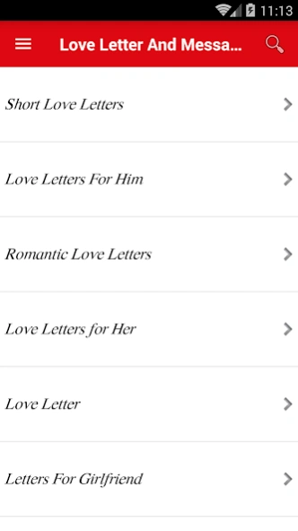 Love Letter & Message  Screenshot